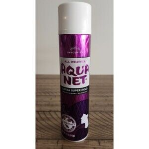 Aqua Net Extra Super Hold Hair Spray Unscented 11 oz All Weather New